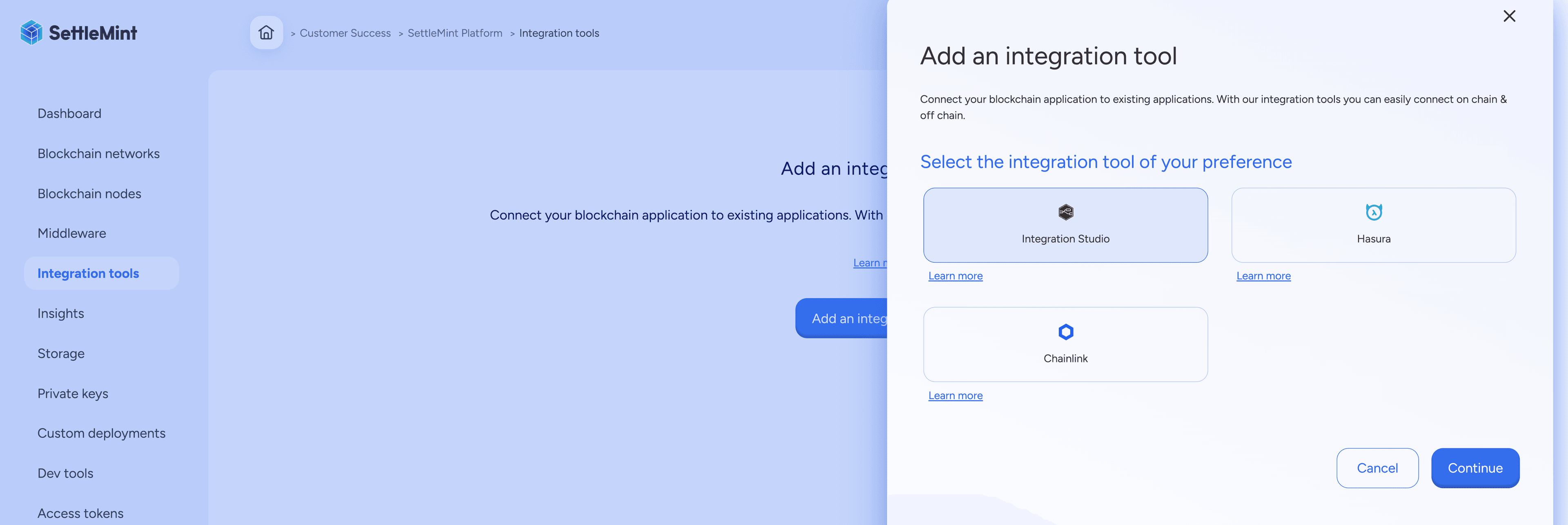 Add Integration Studio