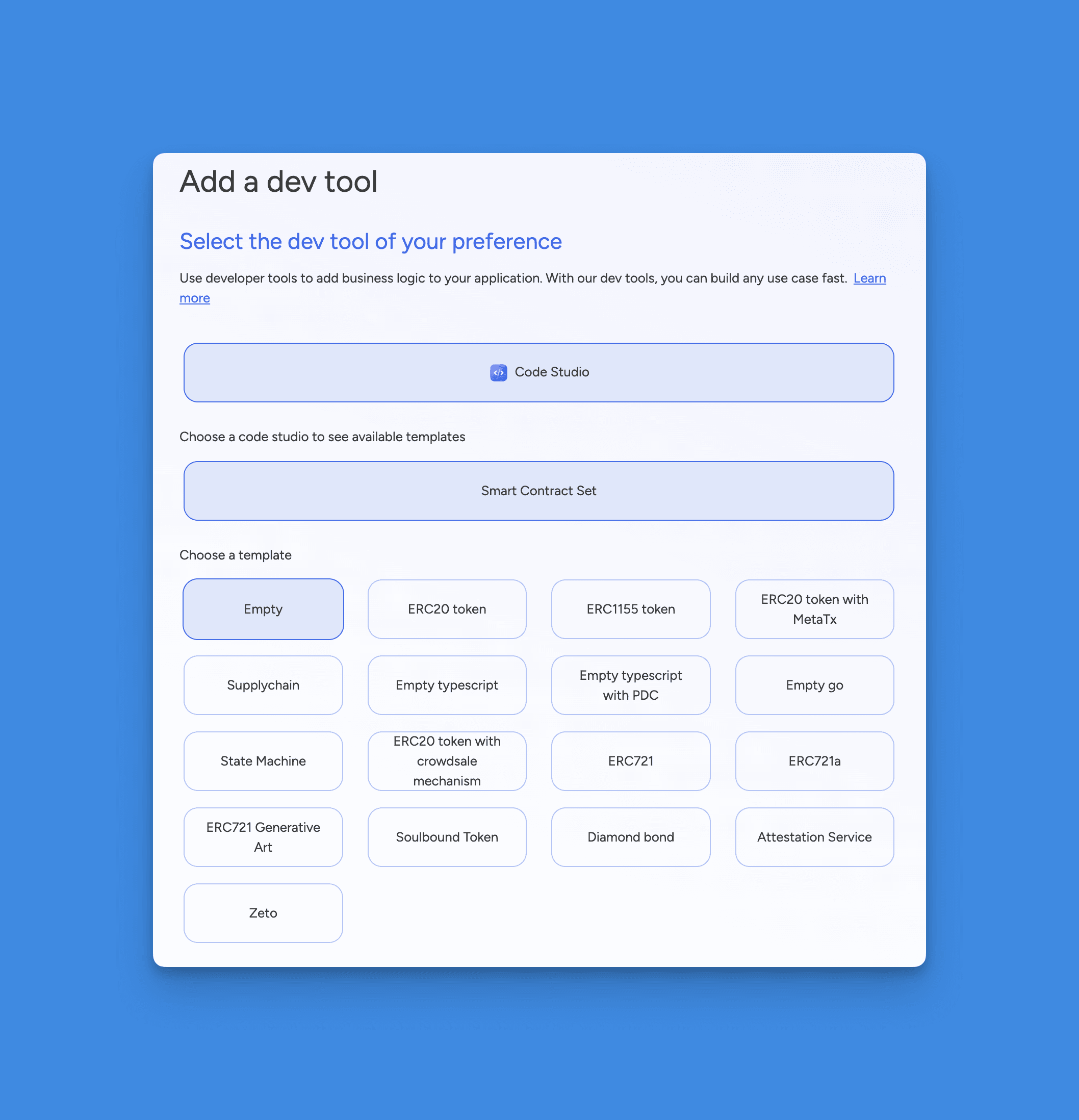 Create a Smart Contract