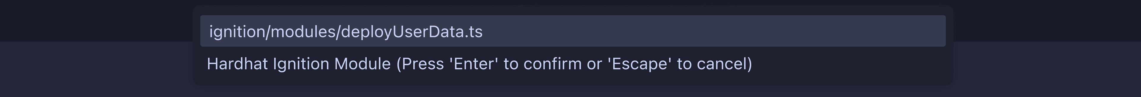 Select node to deploy