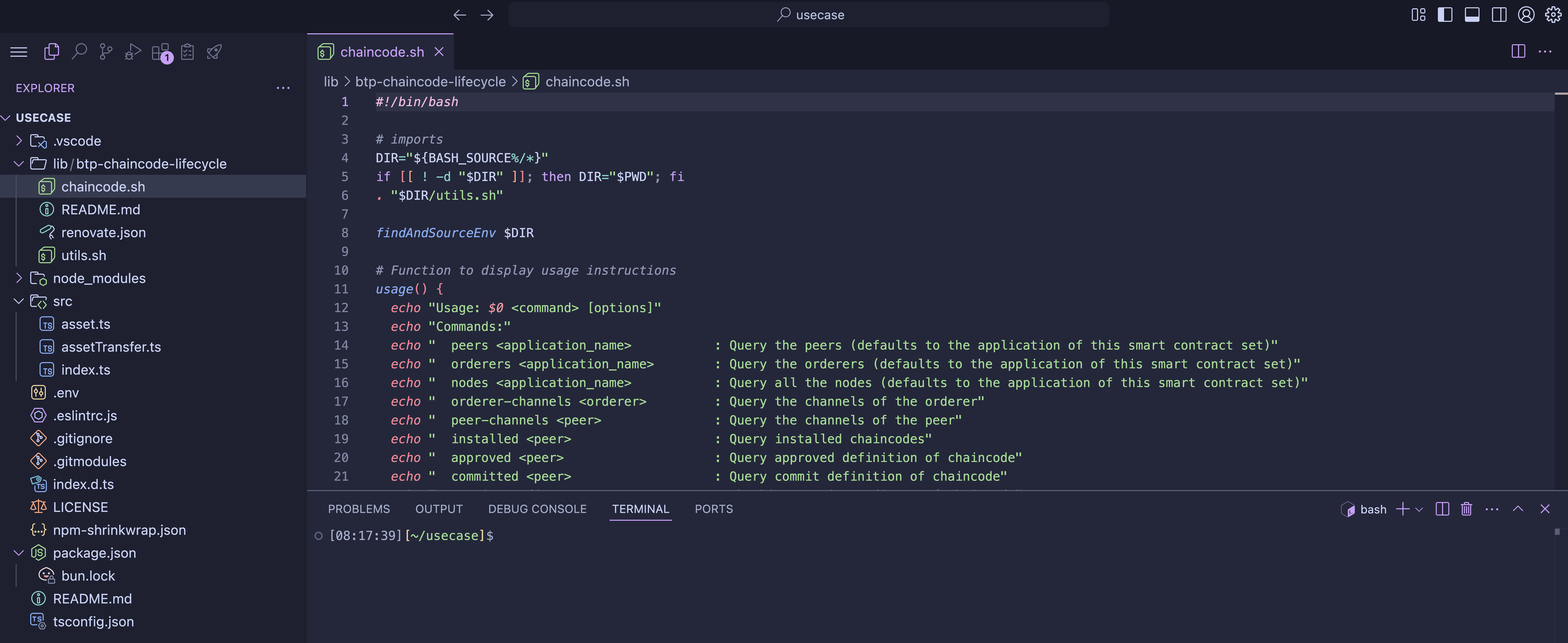 Fabric Chaincode IDE