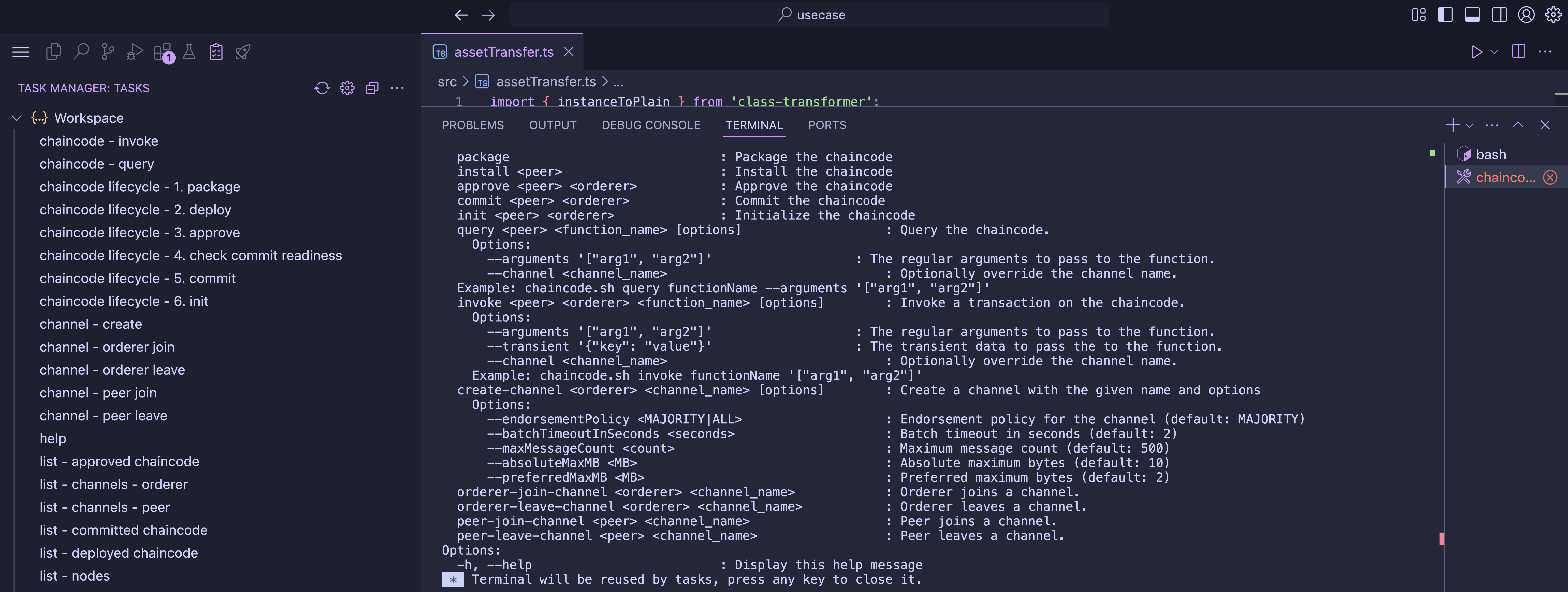 Chaincode Package Deploy