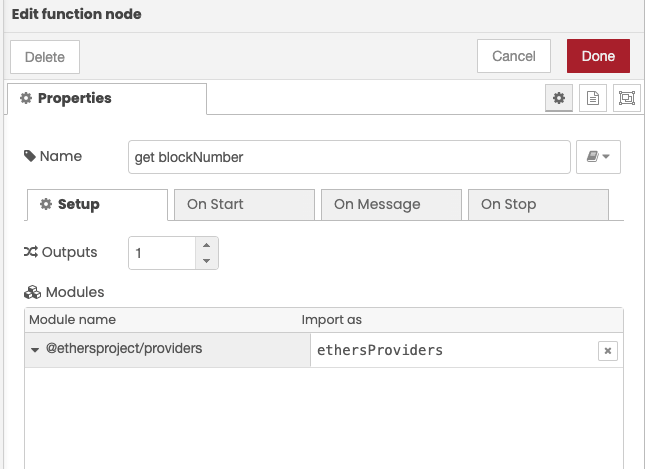 Ethers Project Import